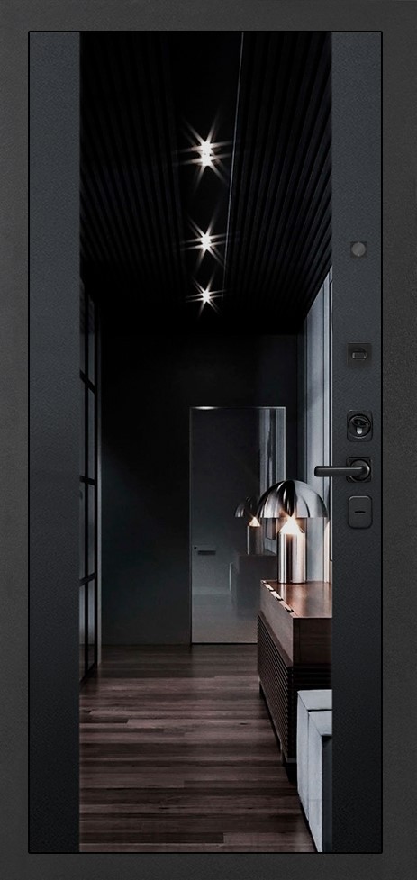 Зеркало ФЛЗ-1 с тонировкой Чёрный кварц 16 мм