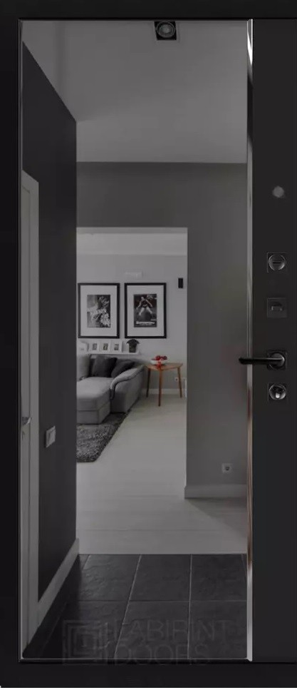 Зеркало ФЛЗ-618 фацет с тонировкой Чёрный кварц 16 мм