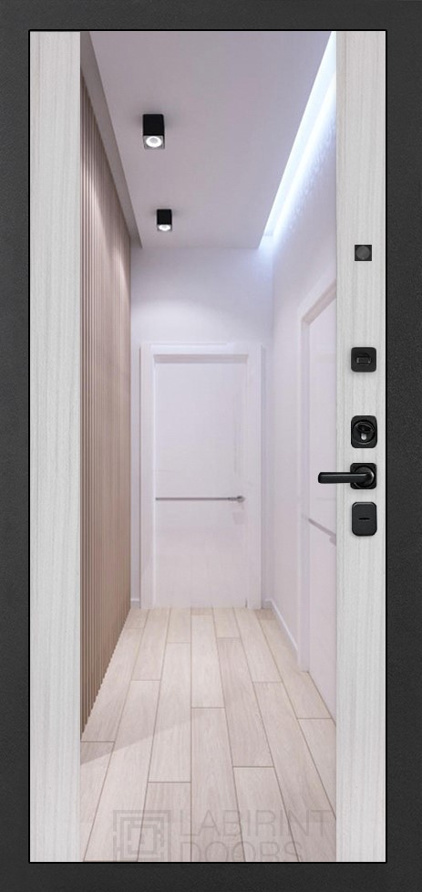 Зеркало ФЛЗ-1 Сандал белый 16 мм